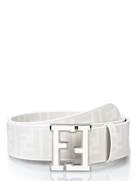 white fendi belt replica|Fendi belt white and grey.